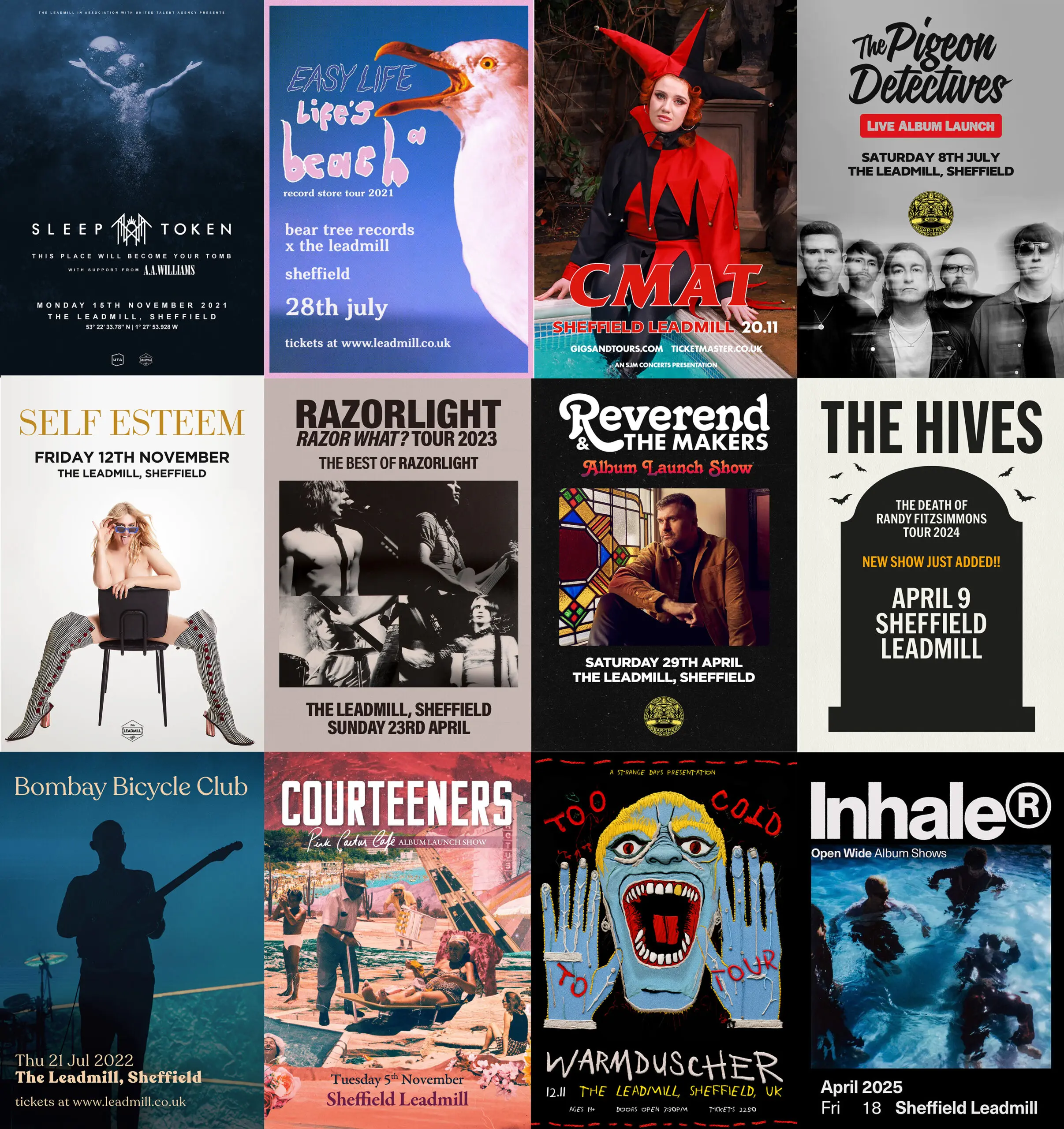 A3 Gig Poster Prints